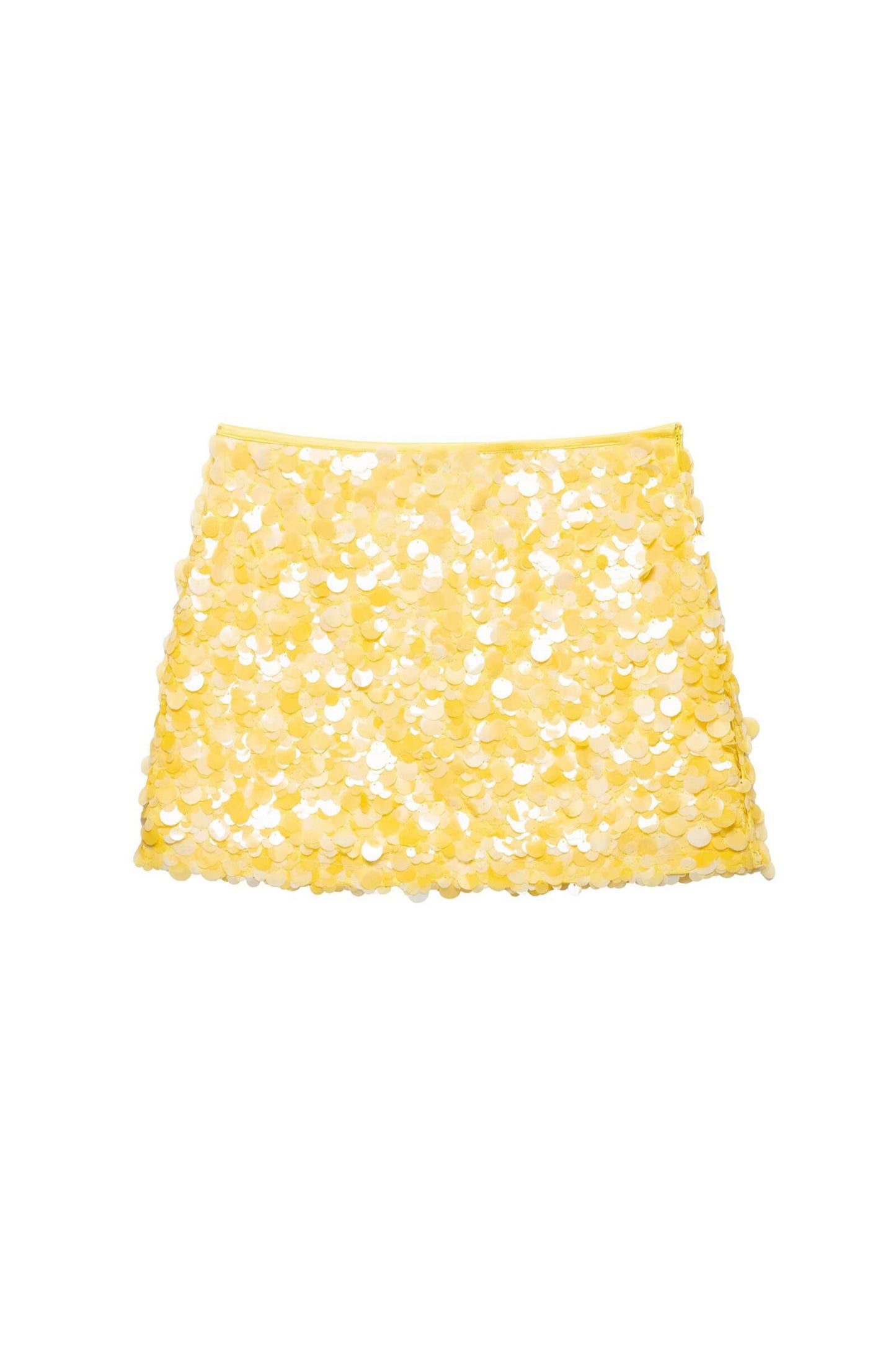 Limoncello High Waist Mini Skirt