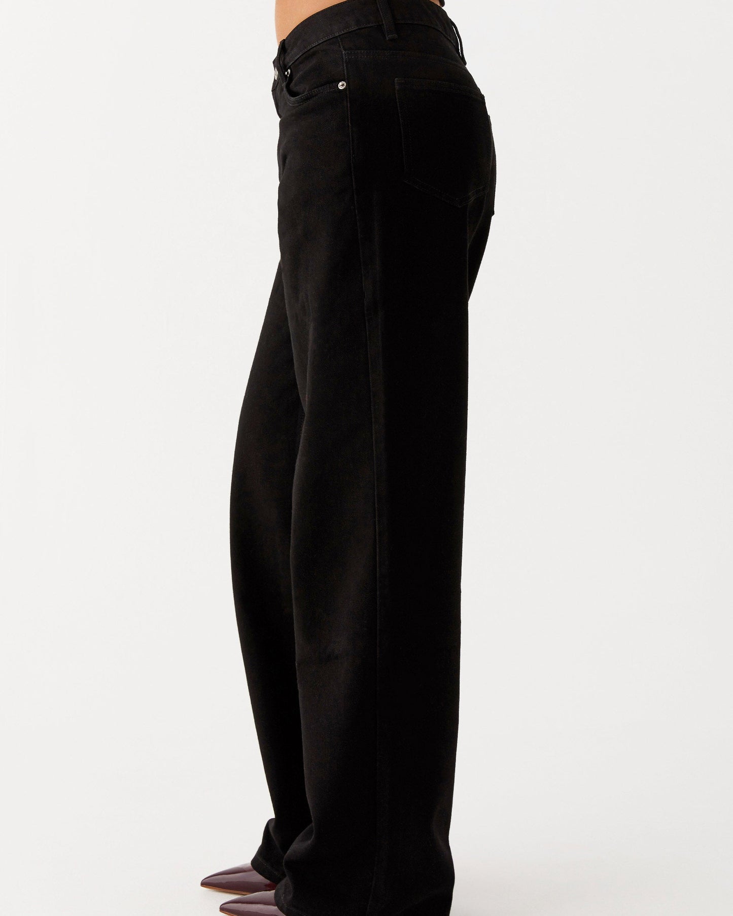 Anna Black Low Rise Denim Jeans