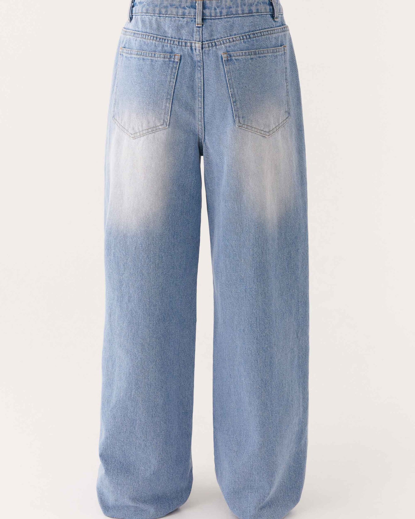 Basic Straight Leg Denim Jeans