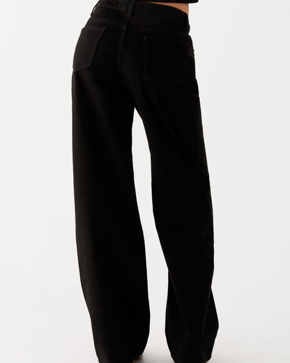 Anna Black Low Rise Denim Jeans