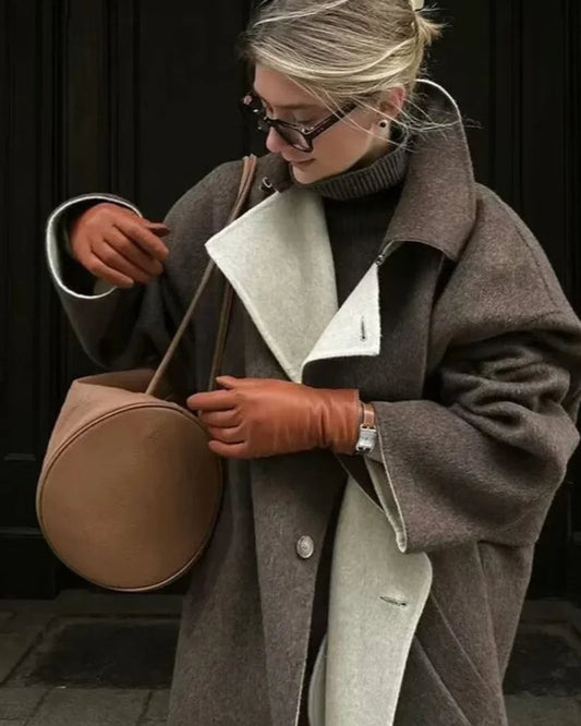 Elegant Double Faced Wool Coat